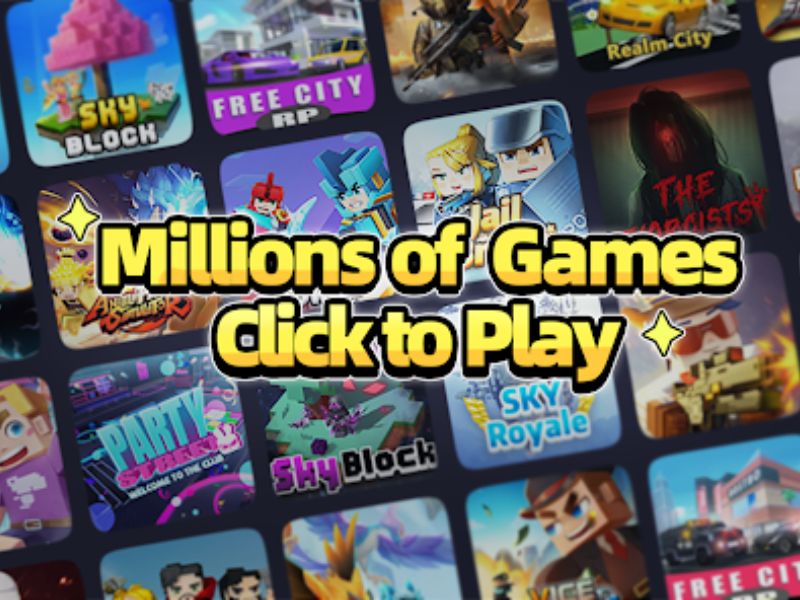 Blockman Go Kho mini-game phong phú, giải trí bất tận
