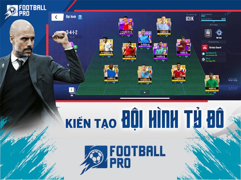 Football Pro VTC Quản lý đội bóng của bạn thật hiệu quả