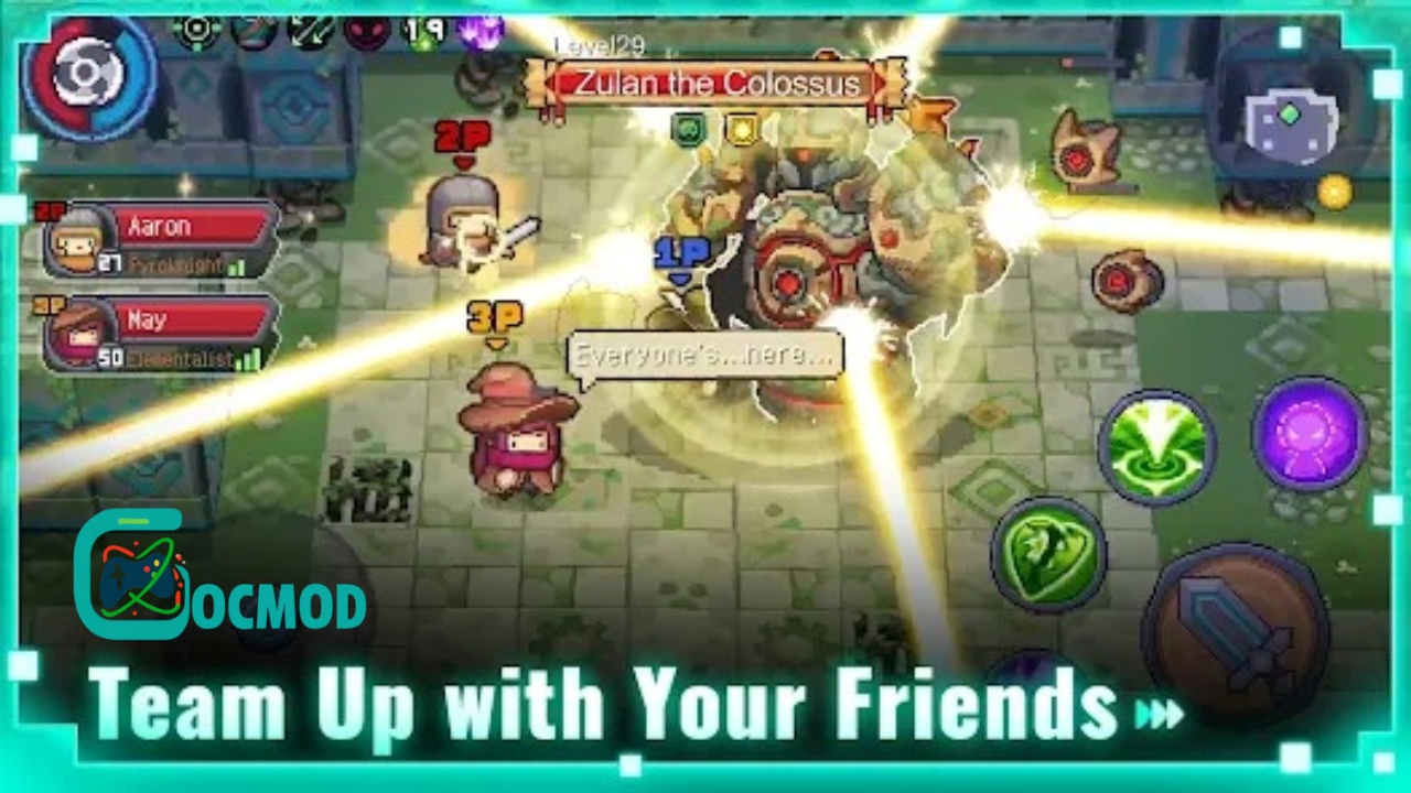 Tải Soul Knight Prequel Apk (Mod Menu, Vô Hạn Tiền) V1.8.0 Soul Knight Prequel Cơ chế co-op và chiến đấu nhiều người chơi hấp dẫn