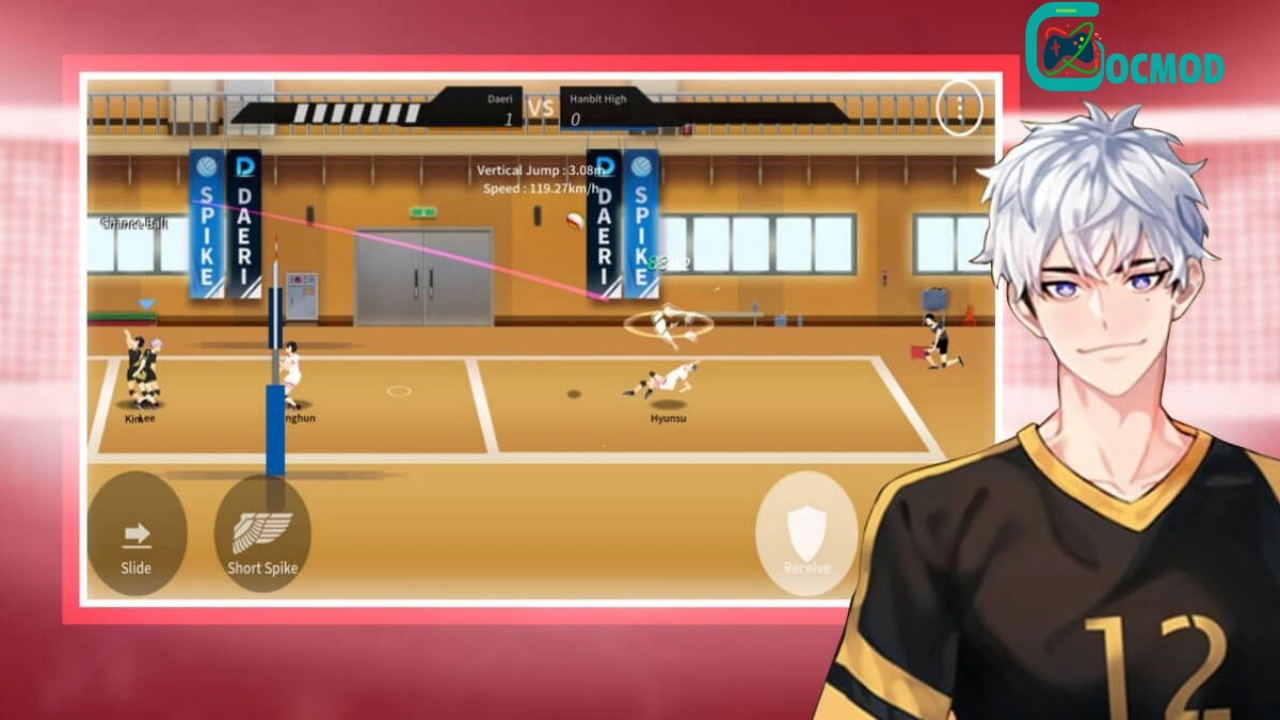 Tải Hack The Spike (MOD Menu, Vô Hạn Tiền, Cầu Thủ) v6.4.407 Cốt truyện Spike–Volleyball nhiều cảm xúc