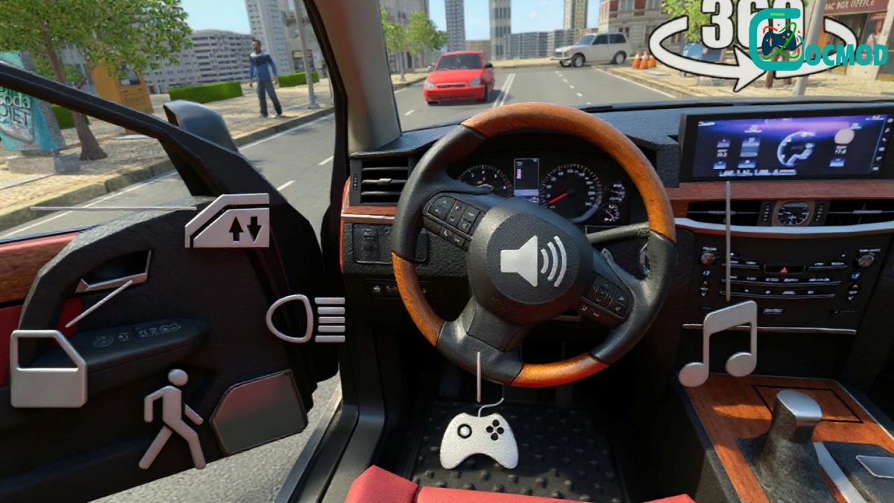 Tải Hack Car Simulator 2 (Full Xe VN, Tiền, Mở Khóa Tất Cả) v1.59.10 Nội thất xe 360 độ