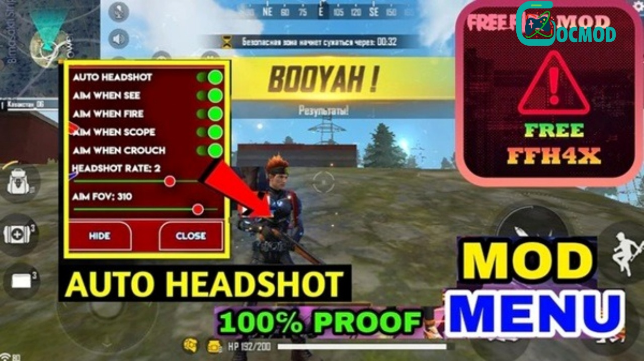 Tùy chỉnh lối chơi qua Menu hack